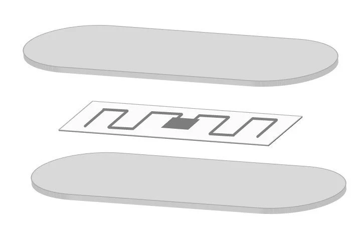 RFIDタグの分解図